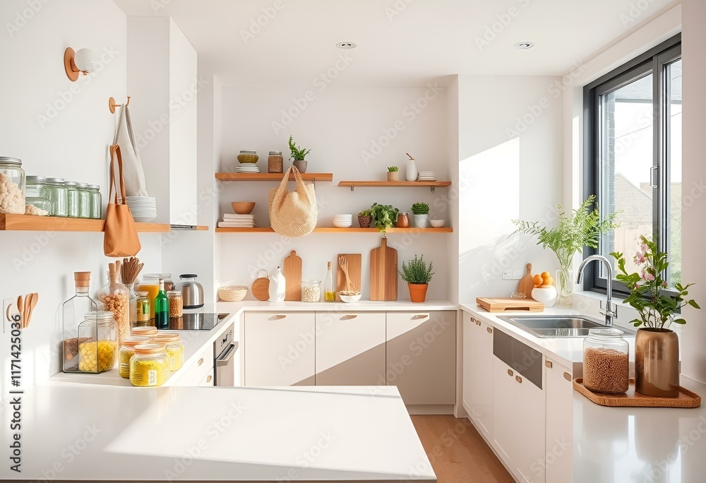 modern kitchen interior