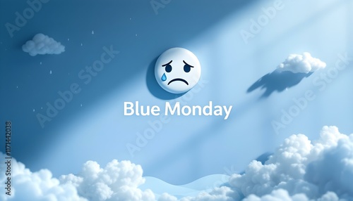 Blue Monday: A Sad Day's Depiction photo