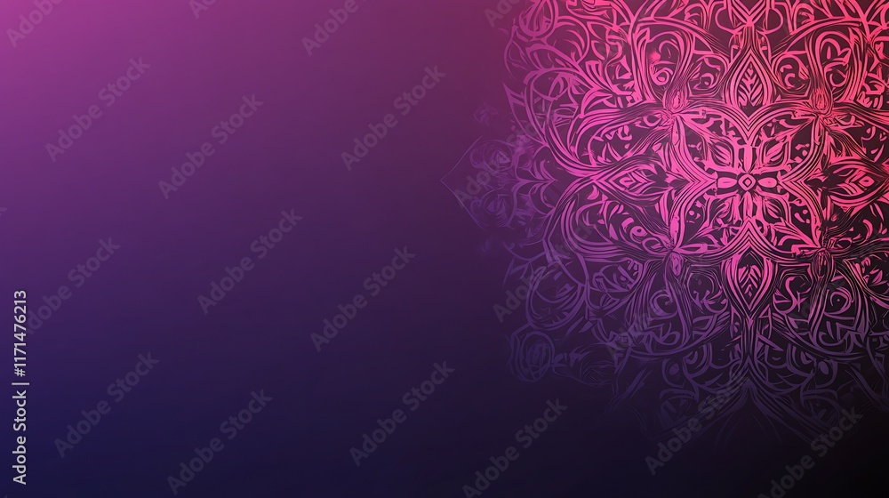 Abstract Purple Mandala Design Artistic Floral Pattern Abstract Purple Mandala Design Artistic Floral Pattern