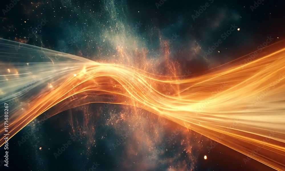 Cosmic energy wave, nebula background, digital art, website design Cosmic energy wave, nebula background, digital art, website design