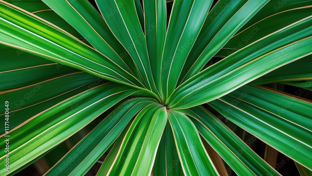 Fototapeta premium Vibrant Tropical Palm Leaves