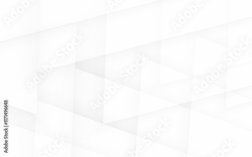 White abstract geometric background design texture light