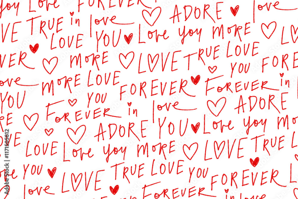 pattern with words forever and love pattern with words forever and love