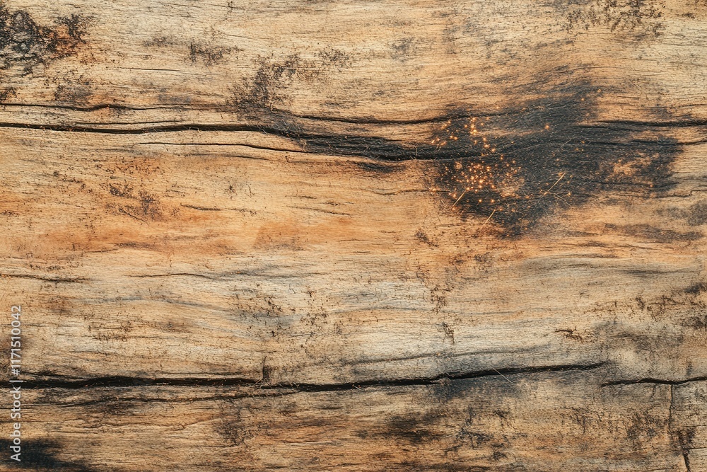 Naklejka premium Rustic textured wood background suitable for design projects.