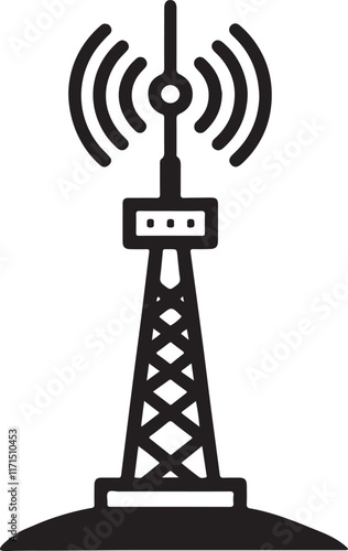 Simplified Radio Tower Vector for Wireless Communication and Broadcasting