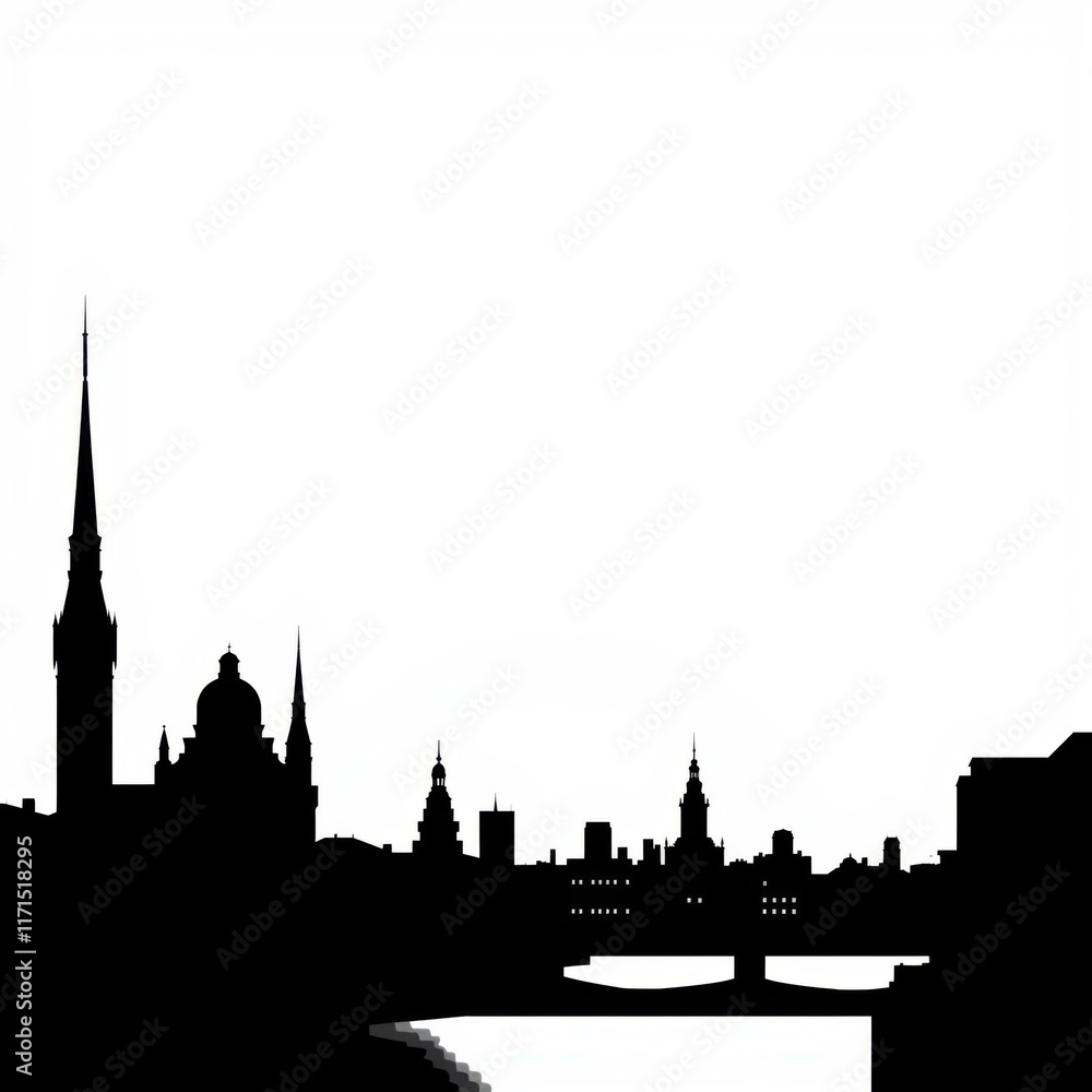 Stunning sunset over urban skyline highlighting buildings and nature in brazil skyline silhouette Stunning sunset over urban skyline highlighting buildings and nature in brazil skyline silhouette