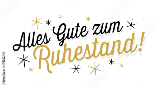 Alles gute zum Ruhestand