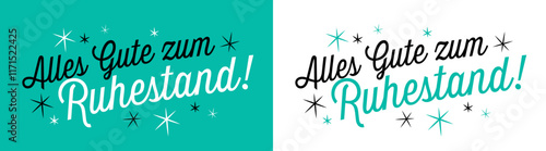 Alles gute zum Ruhestand