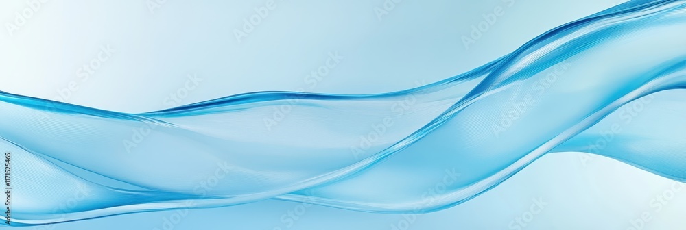 Abstract blue waves, flowing curves, smooth gradients, dynamic motion, minimalist design, light and shadow play, fluid shapes, digital art, glossy texture, sleek modern aesthetic, white background, se Abstract blue waves, flowing curves, smooth gradients, dynamic motion, minimalist design, light and shadow play, fluid shapes, digital art, glossy texture, sleek modern aesthetic, white background, se