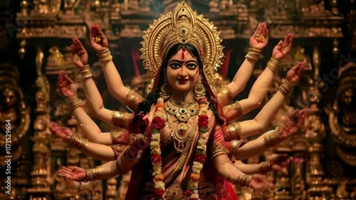 Maa durga devi in temple