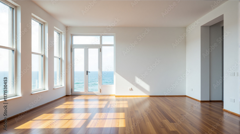 empty room with windows empty room with windows