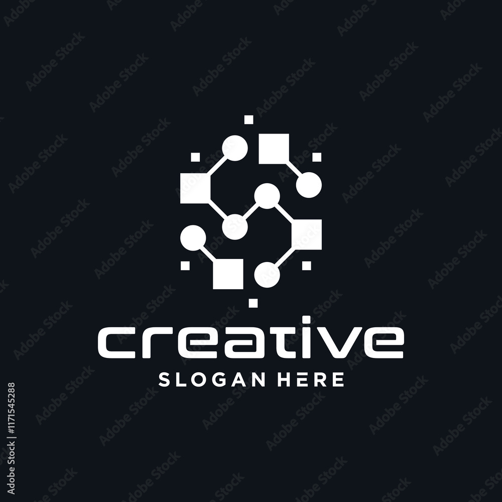 Technology S logo, with modern line design, S logo vector icon illustration with modern design. Technology S logo, with modern line design, S logo vector icon illustration with modern design.