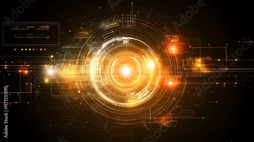 Abstract Technological Golden Circular Network Design