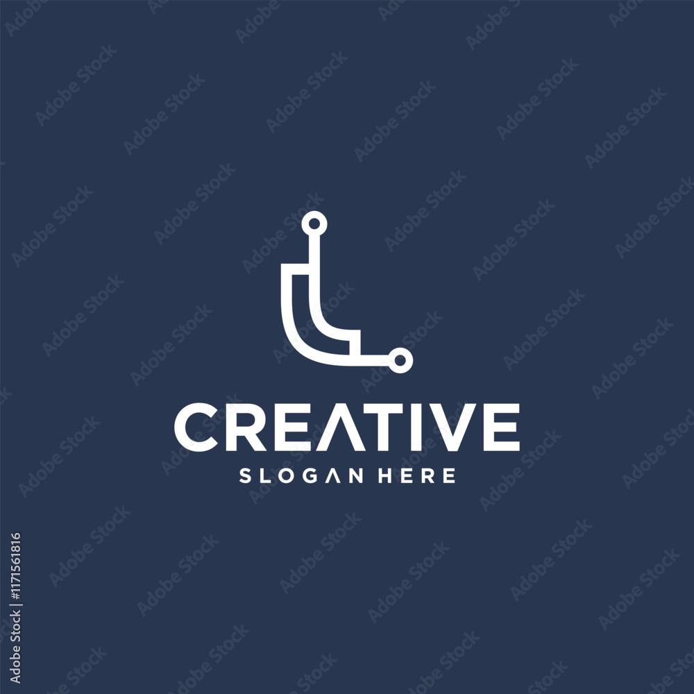 Technology logo combined with letter L vector collection of letter L Technology logo combined with letter L vector collection of letter L