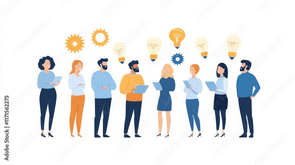 Teamwork and Innovation A Group with Bright Ideas Teamwork and Innovation A Group with Bright Ideas
