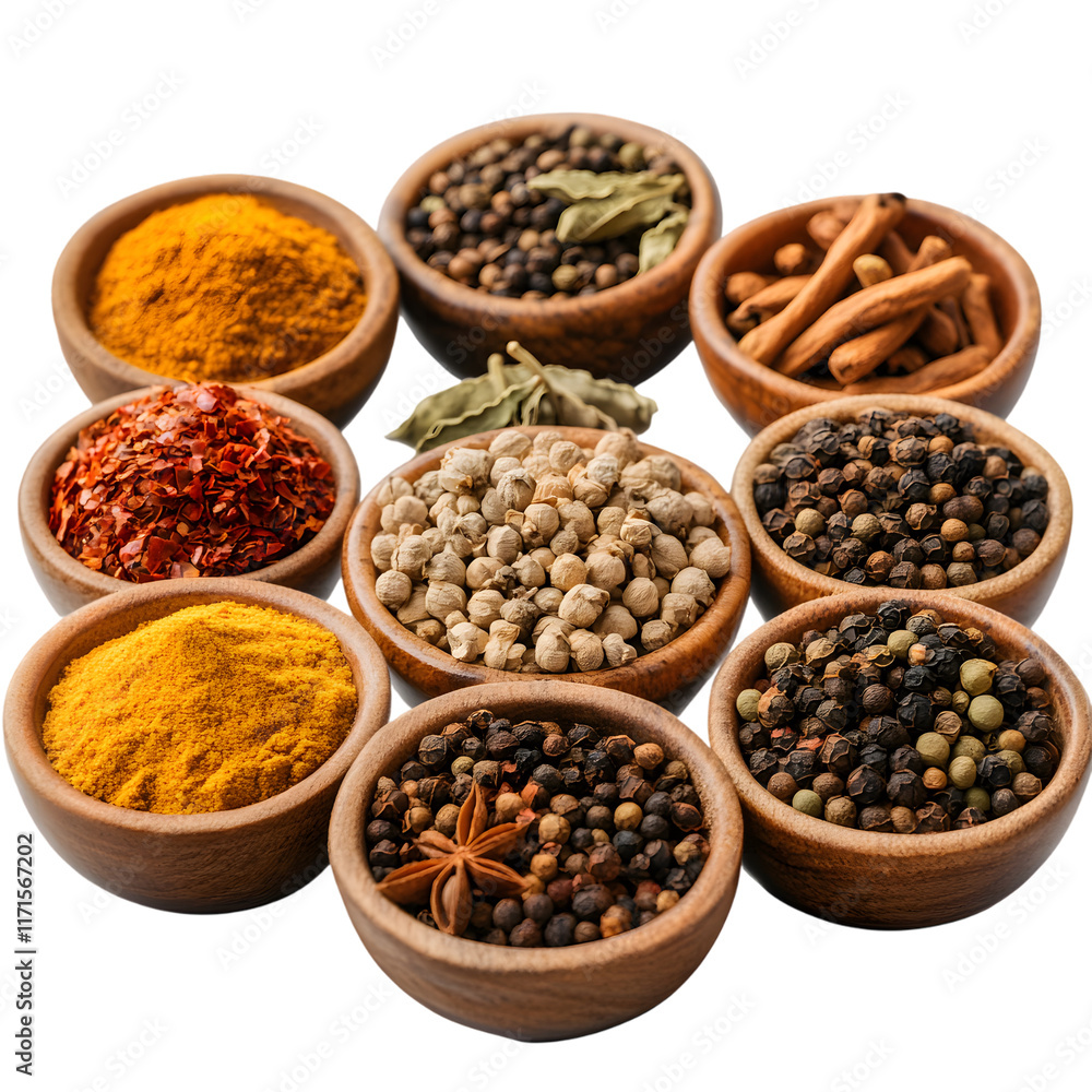 different spices in a bowl isolated on transparent background spices png different spices in a bowl isolated on transparent background spices png