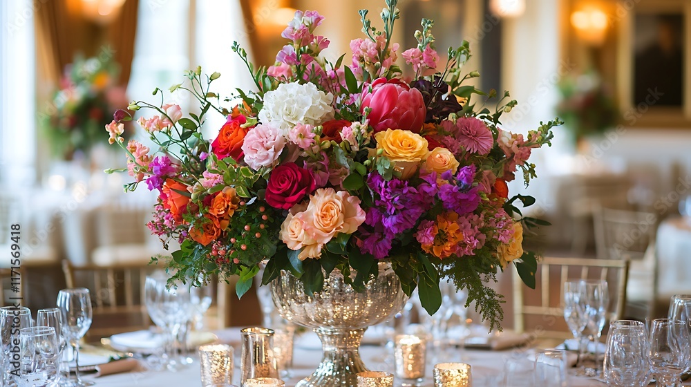 vibrant bouquets in glass vases table decor vibrant bouquets in glass vases table decor