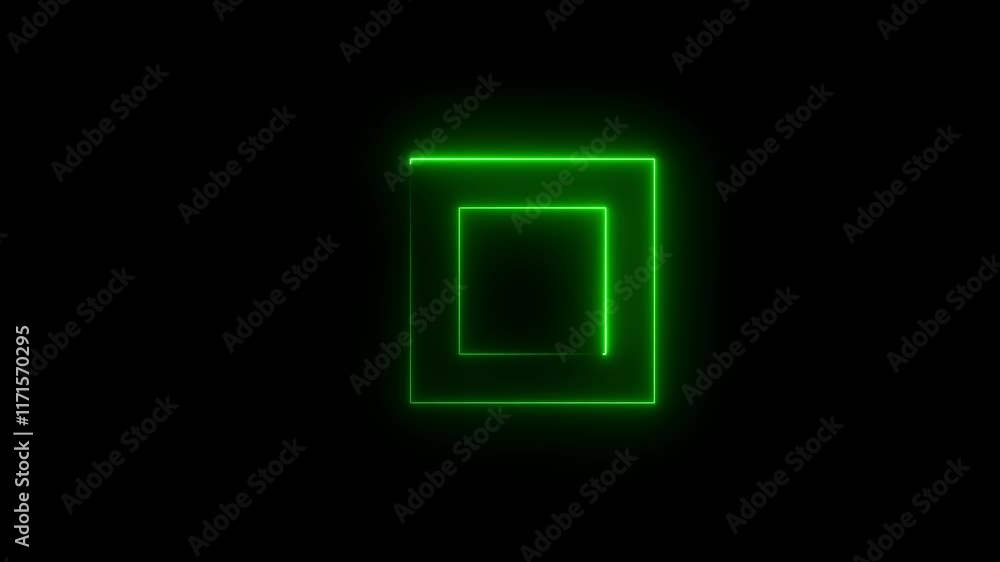 abstract glowing neon rectangle border frame. Cube. Abstract neon laser Line empty frame background. abstract glowing neon rectangle border frame. Cube. Abstract neon laser Line empty frame background.