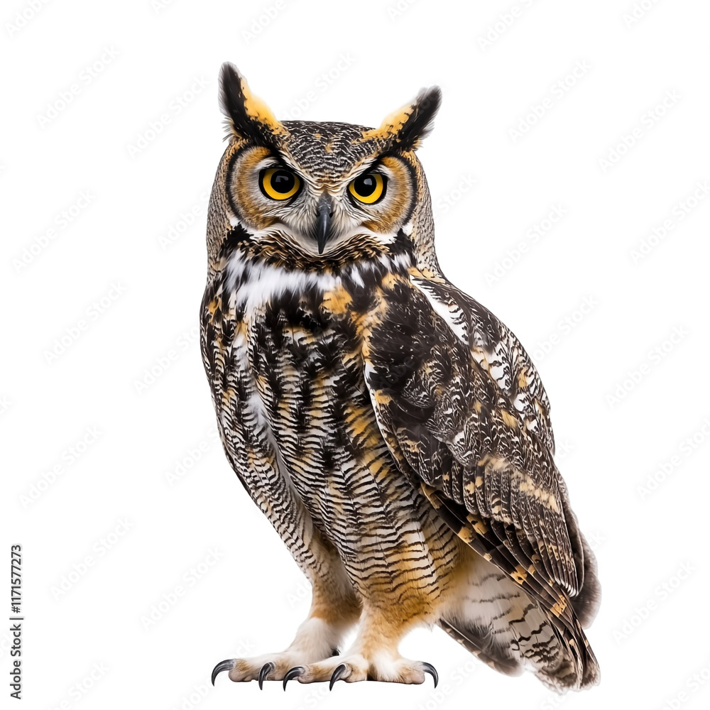 Fototapeta premium Great Horned Owl Portrait