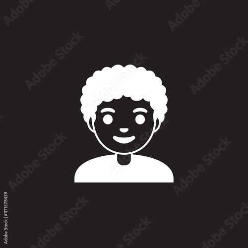 Person with Curly Hair