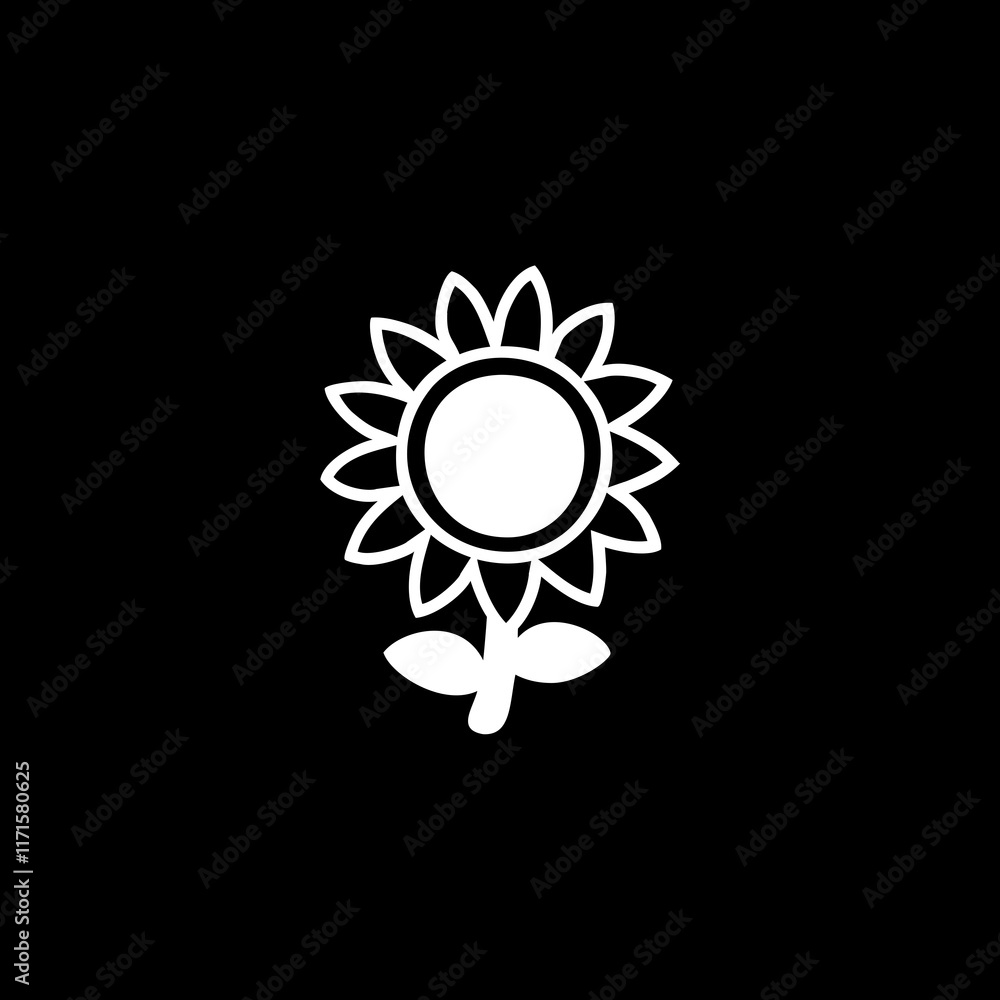 Fototapeta premium Sunflower Emoji