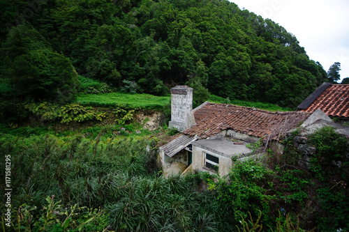 old house in the mountains