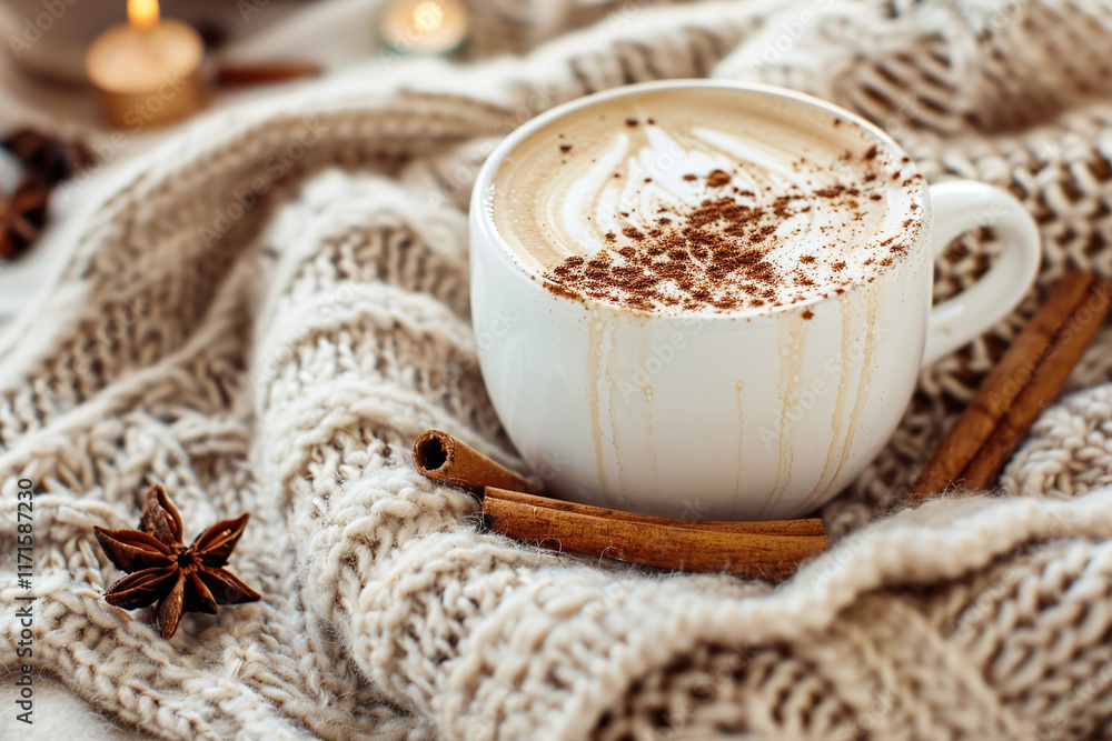 Freshly Brewed Espresso in a Coffee Cup with Creamy Swirl, Surrounded by Roasted Coffee Beans for a Rich Coffee Experience Freshly Brewed Espresso in a Coffee Cup with Creamy Swirl, Surrounded by Roasted Coffee Beans for a Rich Coffee Experience