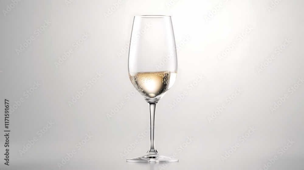 Isolated sparkling clean wine glass isolated on solid white background. Isolated sparkling clean wine glass isolated on solid white background.