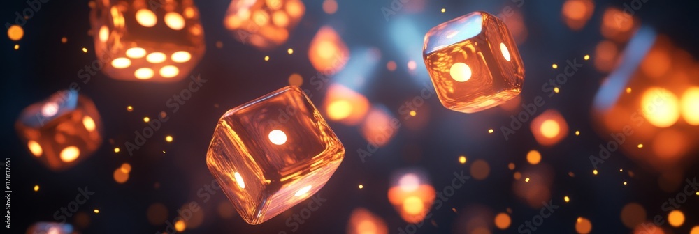 Luminous Dice: An Abstract Gamble of Light and Shadow Luminous Dice: An Abstract Gamble of Light and Shadow