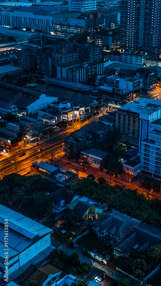 Obraz premium city at night