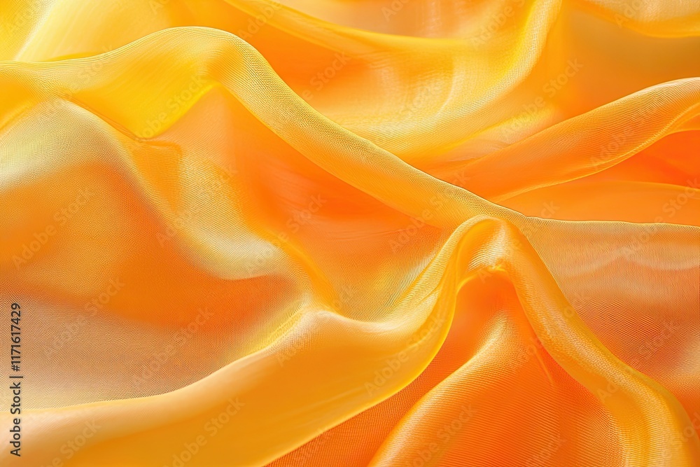 Obraz premium Deep orange-yellow, pure orange and yellow. Colorful wavy background.