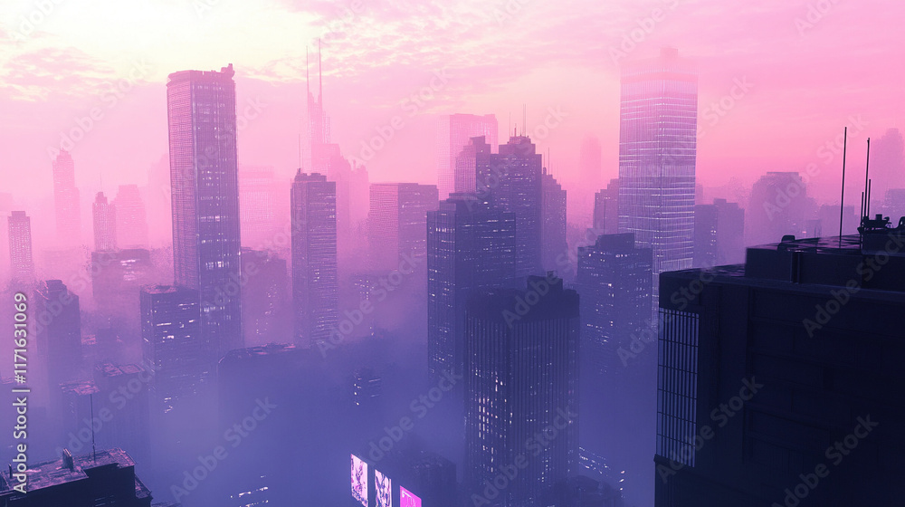 Fototapeta premium city skyline