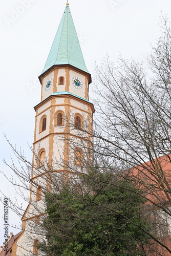 Blick in die Altstadt von Neumarkt in der Oberpfalz in Bayern	 photo