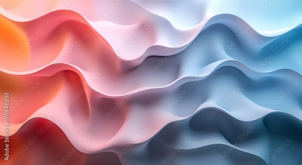 Obraz premium Elegant Gradient Hills