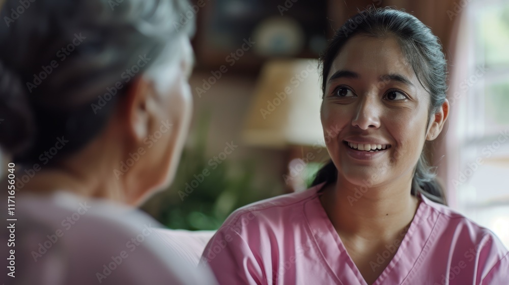 Healthcare support and compassion in homecare services, highlighting the positive role of caregivers in assisting seniors during rehabilitation Healthcare support and compassion in homecare services, highlighting the positive role of caregivers in assisting seniors during rehabilitation