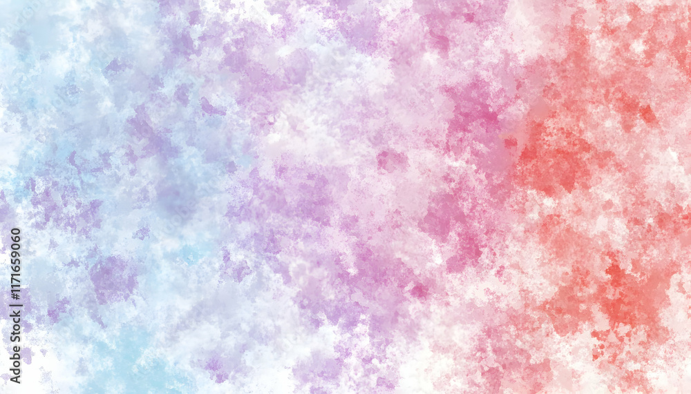 Obraz premium Abstract watercolor background with pastel colors blending seamlessly, perfect for design projects needing a soft, dreamy aesthetic.