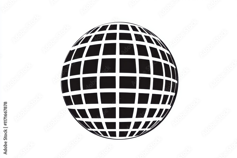 Black Internet Globe Vector Silhouette Design Isolated on White Background Black Internet Globe Vector Silhouette Design Isolated on White Background