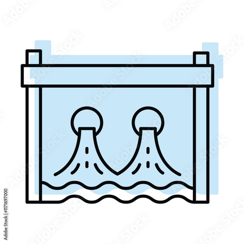 Hydropower Color icon
