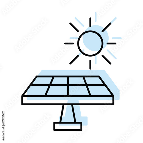 Solar power  Color icon 
 