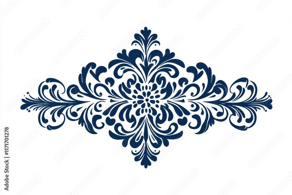 Victorian Mandala Isolated on White Background Victorian Mandala Isolated on White Background