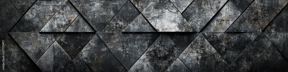 Dark geometric metal, industrial texture, sharp edges, triangular patterns, distressed steel, monochromatic, grungy surface, abstract industrial background, rusted metal, weathered triangles, harsh sh Dark geometric metal, industrial texture, sharp edges, triangular patterns, distressed steel, monochromatic, grungy surface, abstract industrial background, rusted metal, weathered triangles, harsh sh