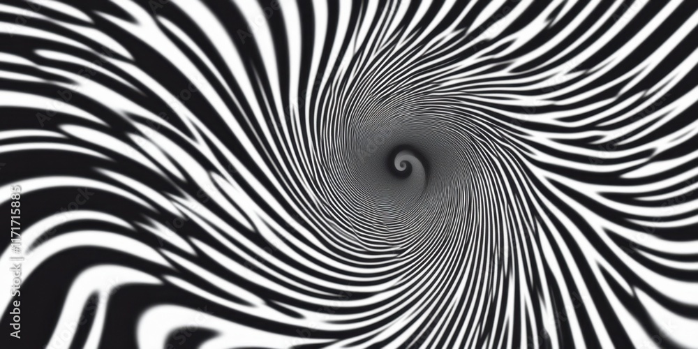 Abstract zebra pattern, black and white stripes, optical illusion, dynamic curves, high contrast, close-up texture, organic shapes, flowing lines, hypnotic design, minimalist art, geometric distortion Abstract zebra pattern, black and white stripes, optical illusion, dynamic curves, high contrast, close-up texture, organic shapes, flowing lines, hypnotic design, minimalist art, geometric distortion