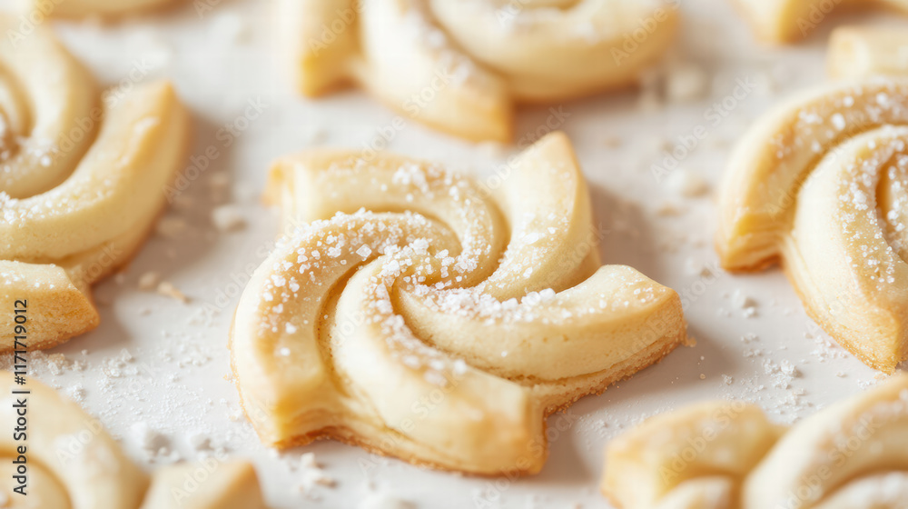 Delicious pinwheel cookies arranged beautifully, dusted with powdered sugar, showcasing their intricate design and inviting texture. Perfect for any occasion Delicious pinwheel cookies arranged beautifully, dusted with powdered sugar, showcasing their intricate design and inviting texture. Perfect for any occasion