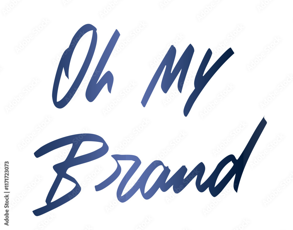 Fototapeta premium Oh my brand