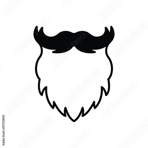Beard vector icon