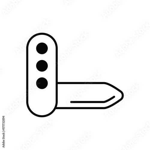 Pocket Knife vector icon