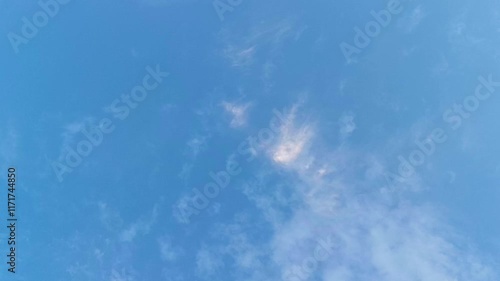 timelapse. clouds flying across the sky