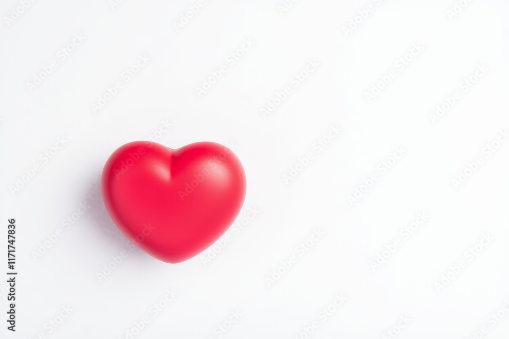 Ein kleines rotes Herz auf weißem Hintergrund mit viel Textfreiraum. Minimalistisch und ausdrucksstark – perfekt für Liebesbotschaften oder Designs mit eigener Beschriftung. Generative KI Ein kleines rotes Herz auf weißem Hintergrund mit viel Textfreiraum. Minimalistisch und ausdrucksstark – perfekt für Liebesbotschaften oder Designs mit eigener Beschriftung. Generative KI