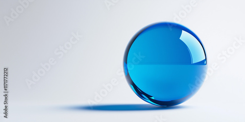 An blue sphere