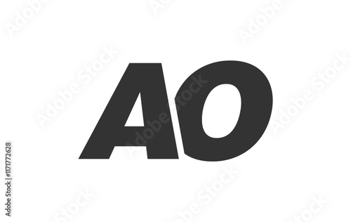 Free Download AO Techno Editable Font Logo For Corporate Branding. Bold, Futuristic Design With Unique Typographic Ideas. Minimal Custom Type And Dynamic Letter - GFXLoad